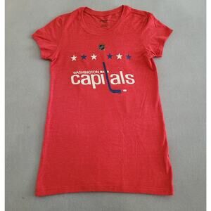 REEBOK/NHL Washington Capitals Oshie 77 Red T-shirt-Women's Sz Sm